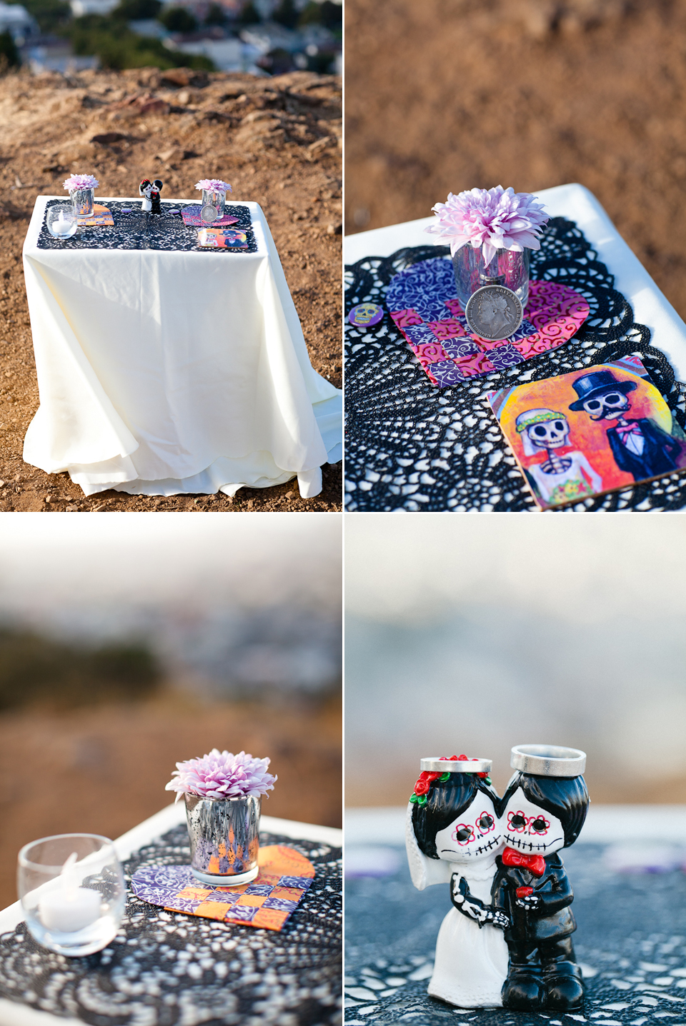 post wedding photoshoot, bernal heights photoshoot, san francisco, halloween inspired, vintage luggage, DIY details