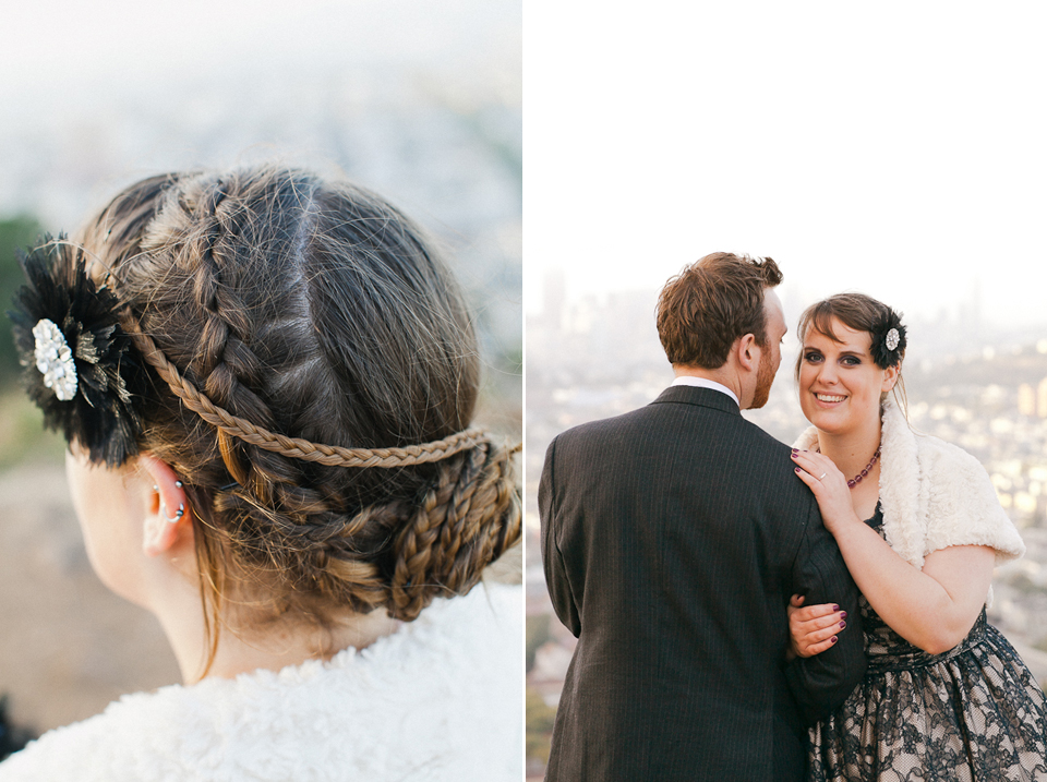 post wedding photoshoot, bernal heights photoshoot, san francisco, halloween inspired