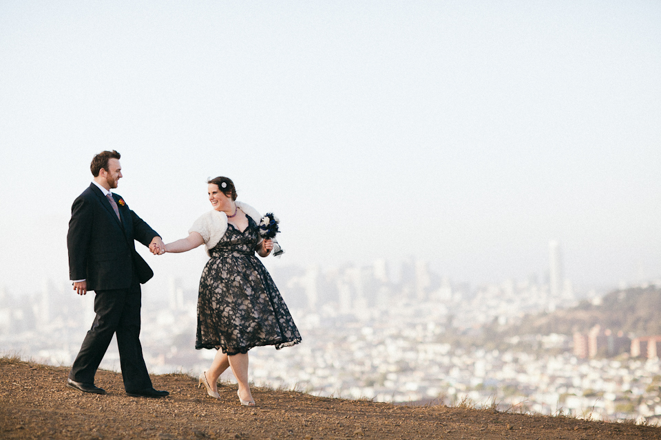 post wedding photoshoot, bernal heights photoshoot, san francisco, halloween inspired