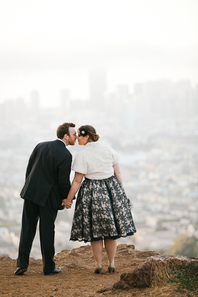 post wedding photoshoot, bernal heights photoshoot, san francisco, halloween inspired