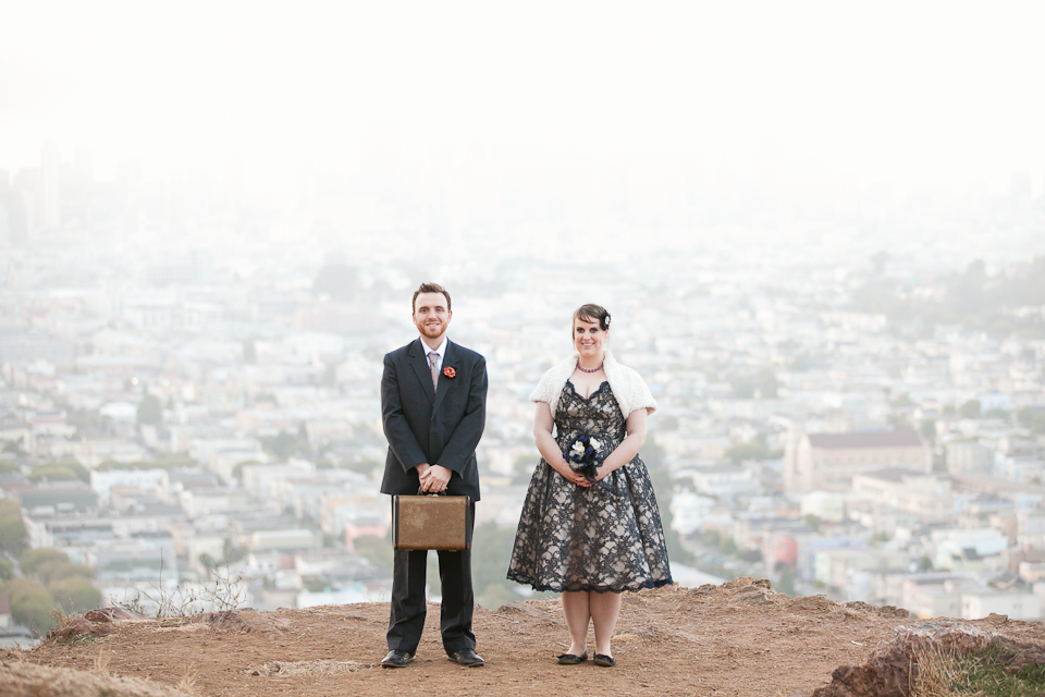 post wedding photoshoot, bernal heights photoshoot, san francisco, halloween inspired