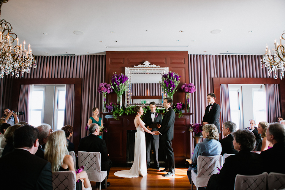 jasmine lee photography clift hotel wedding, wedding couple, bride and groom, ceremony, indoor ceremony