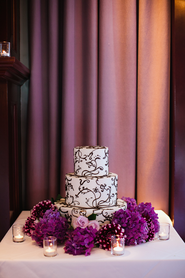 jasmine lee photography clift hotel wedding, wedding couple, bride and groom, wedding cake, three tier