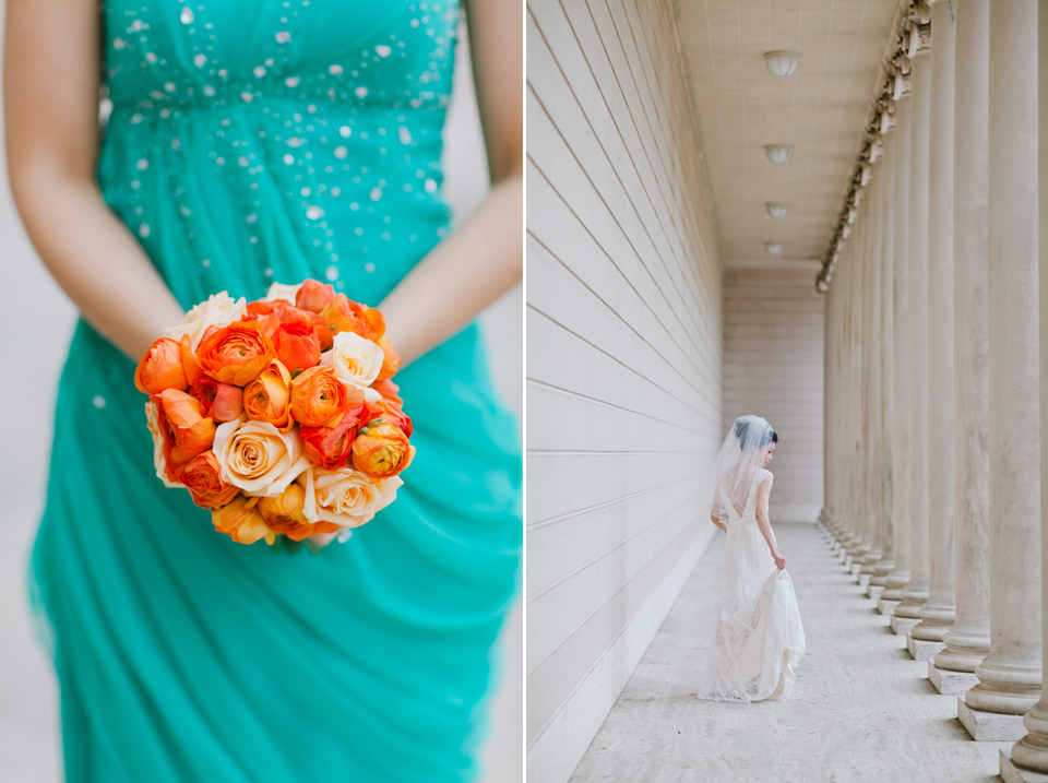 san francisco wedding photographer, legion of honor wedding, legion of honor bride and a groom, architecture wedding, columns, san francisco wedding photographer