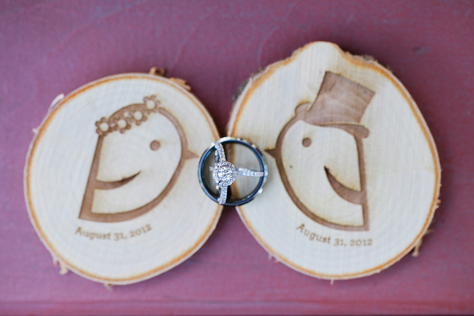 wedding rings, wedding bands, custom wood blocks, engraved wood blocks