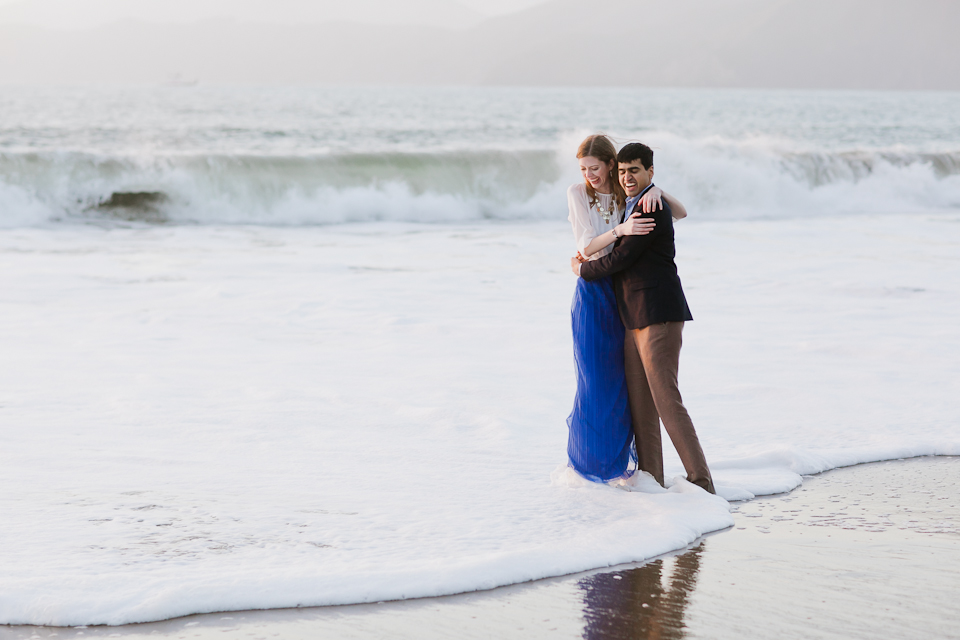 san francisco rustic engagement session, legion of honor engagement, rustic engagement session, architecture couple photography, etsy & sign, lands end trail, save the dates, baker beach engagement, golden gate bridge, ocean water