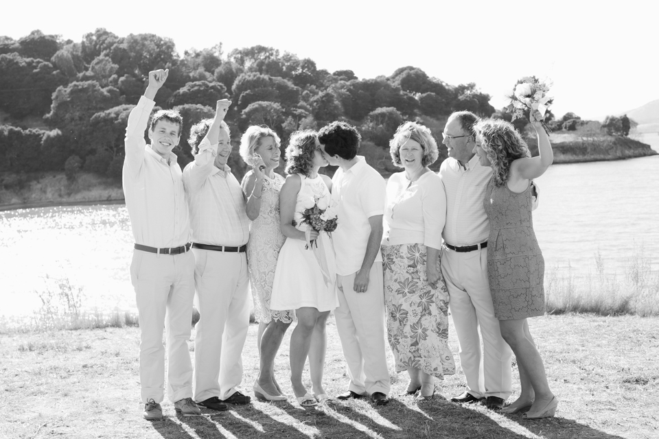 china camp state park wedding, san rafael wedding photographer, elope, elopement wedding, intimate wedding, rustic wedding, untraditional wedding, golden light portraits, rustic steam boat, vintage steam boat, lake, water, small ceremony, diy brides