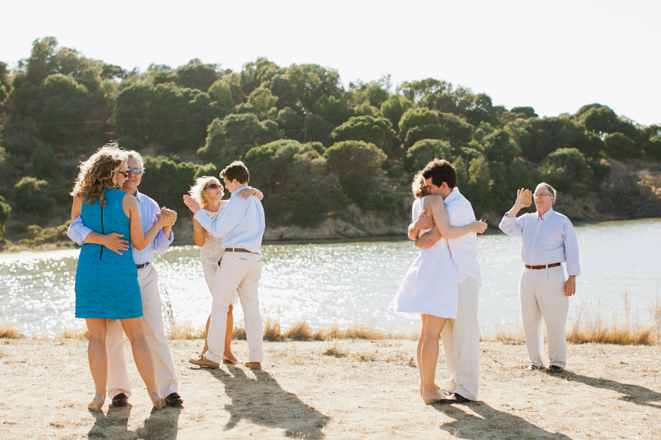 china camp state park wedding, san rafael wedding photographer, elope, elopement wedding, intimate wedding, rustic wedding, untraditional wedding, golden light portraits, rustic steam boat, vintage steam boat, lake, water, small ceremony, diy brides