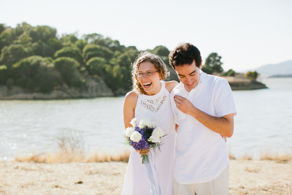 china camp state park wedding, san rafael wedding photographer, elope, elopement wedding, intimate wedding, rustic wedding, untraditional wedding, golden light portraits, rustic steam boat, vintage steam boat, lake, water, small ceremony, diy brides