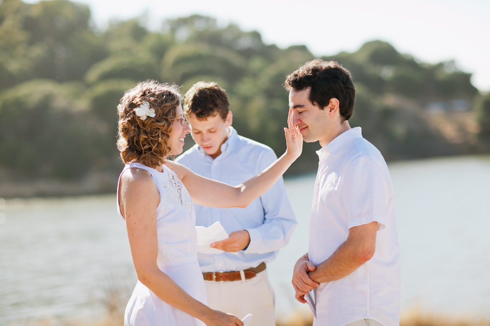 china camp state park wedding, san rafael wedding photographer, elope, elopement wedding, intimate wedding, rustic wedding, untraditional wedding, golden light portraits, rustic steam boat, vintage steam boat, lake, water, small ceremony, diy brides