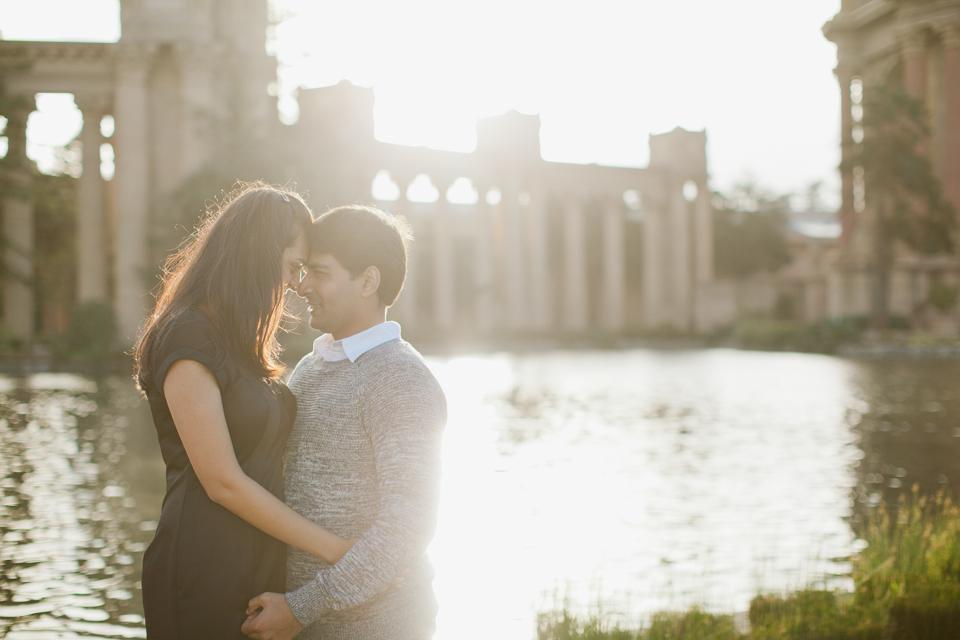 PALACE OF FINE ARTS engagement, san francisco engagement session, engagement photographer, indian engagement photographer