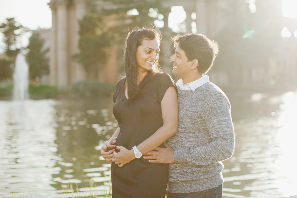 PALACE OF FINE ARTS engagement, san francisco engagement session, engagement photographer, indian engagement photographer