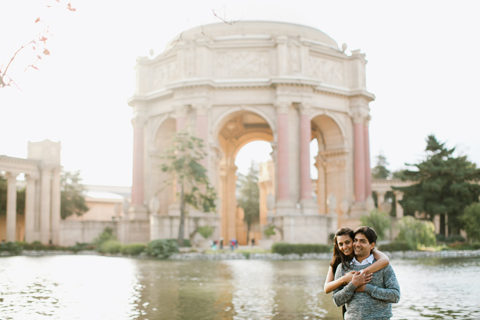 PALACE OF FINE ARTS engagement, san francisco engagement session, engagement photographer, indian engagement photographer