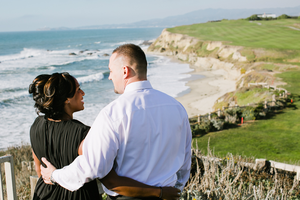 san francisco engagement session, san francisco engagement photographer, bay area wedding photographer, golden light, california wedding photography, jasmine lee photography, half moon bay wedding, ritz carlton hotel wedding, post wedding, beach wedding, post wedding session, cowell ranch beach photos, married couple