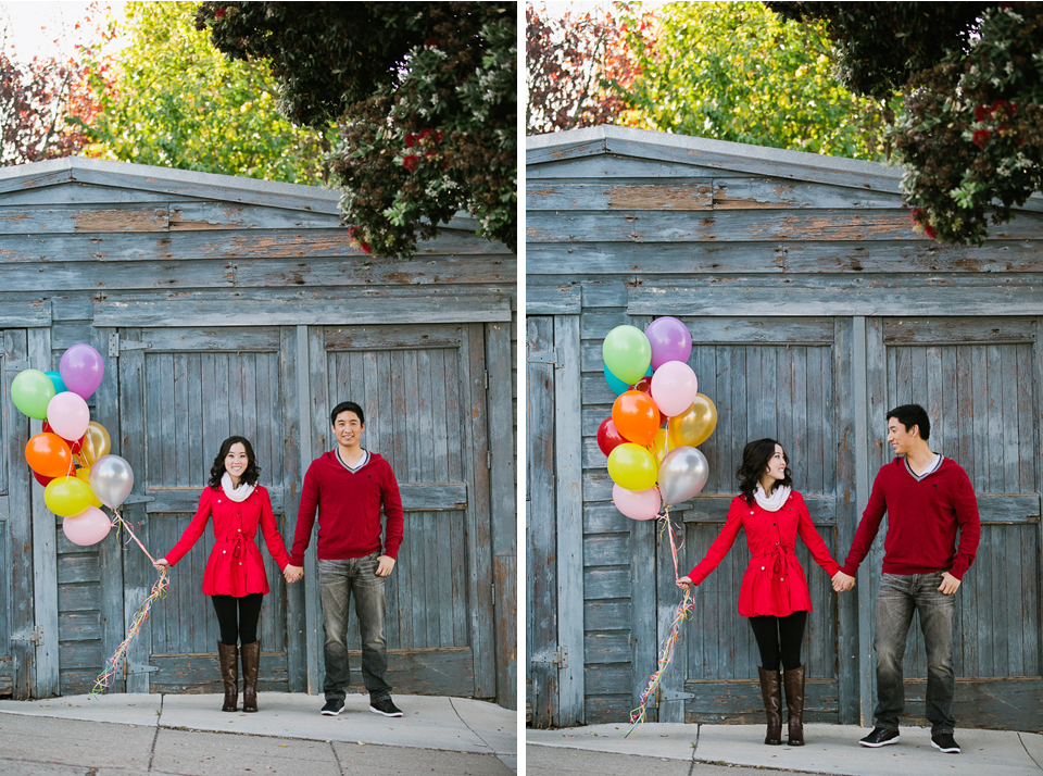  san francisco engagement session, san francisco engagement photographer, bay area wedding photographer, golden light, california wedding photography, jasmine lee photography, ice cream engagement, Humphry Slocombe Ice Cream, mission district engagement, potrero hill engagement, balloons