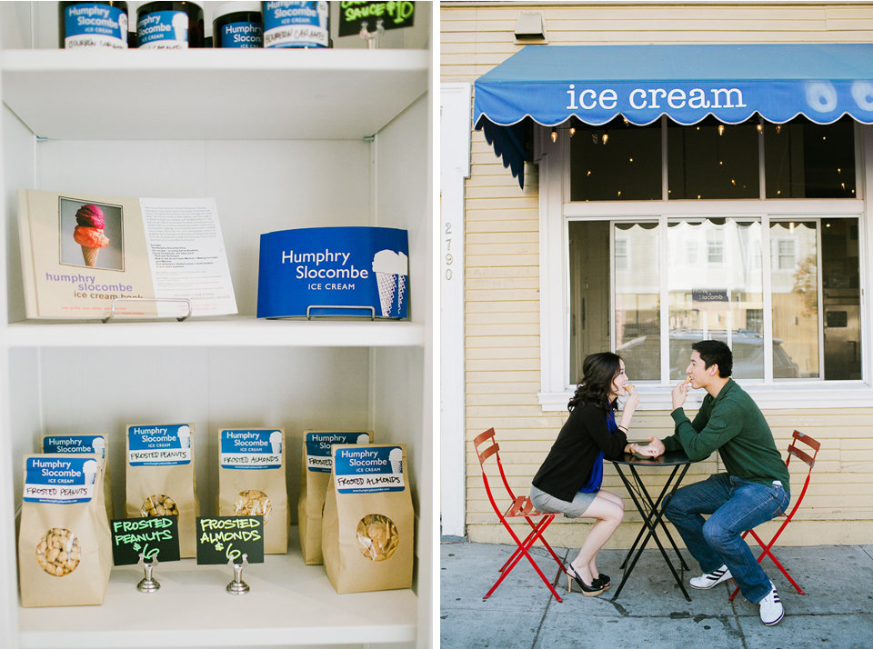  san francisco engagement session, san francisco engagement photographer, bay area wedding photographer, golden light, california wedding photography, jasmine lee photography, ice cream engagement, Humphry Slocombe Ice Cream, mission district engagement, potrero hill engagement, balloons