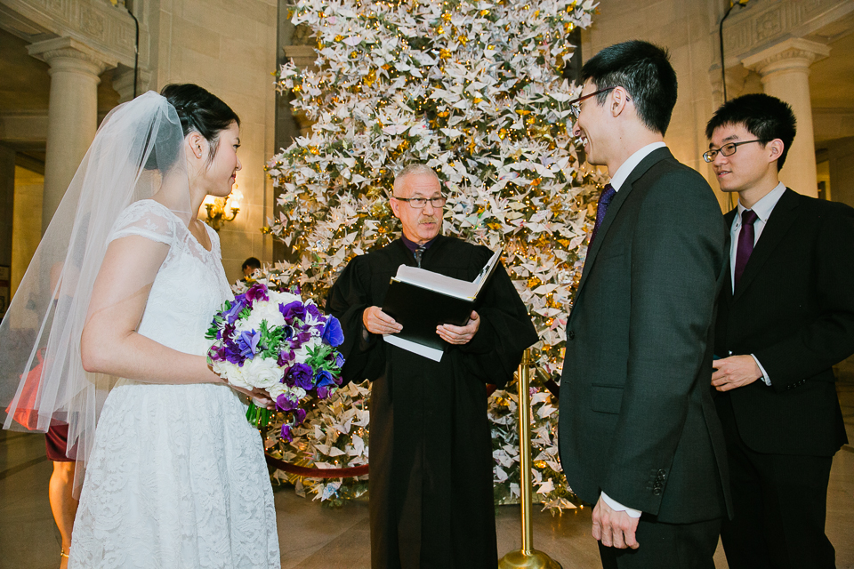  san francisco wedding photographer, bay area wedding photographer, wedding photographer, jasmine lee photography, city hall elopement, destination wedding photographer, julie dy hair and makeup artist, le meridien hotel san francisco, christmas city hall wedding, civil ceremony, creative wedding photos, artistic wedding