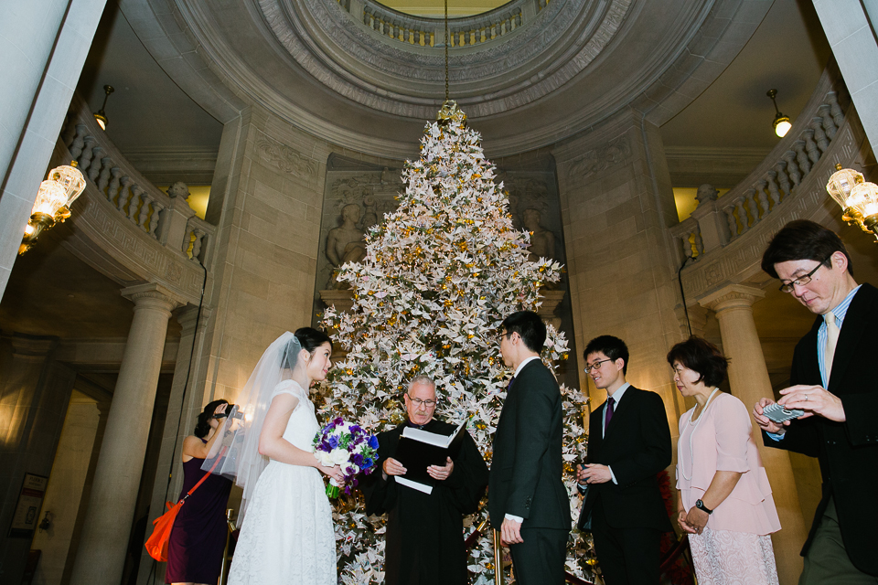  san francisco wedding photographer, bay area wedding photographer, wedding photographer, jasmine lee photography, city hall elopement, destination wedding photographer, julie dy hair and makeup artist, le meridien hotel san francisco, christmas city hall wedding, civil ceremony, creative wedding photos, artistic wedding