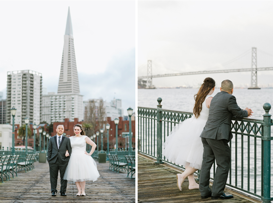 san francisco city hall wedding photographer, courthouse wedding, civil ceremony wedding, christian louboutin white glitter wedding shoes, Decollete Glitter Point-Toe Red Sole Pump, Glacier, creative city hall wedding photos, silhouette wedding photos, the most creative wedding photos at san francisco city hall, pier 7, golden light, rainy wedding, happy wedding couple, bay area wedding photographer, architecture wedding photography, transamerica pyramid, jasmine lee photography