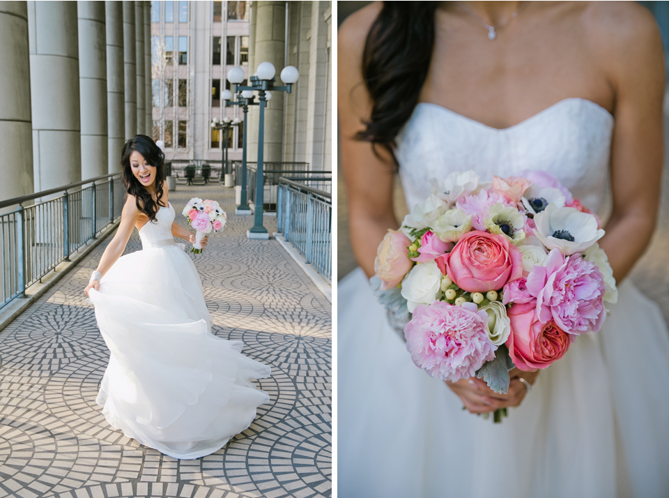 bentley reserve wedding, embarcadero wedding, san francisco wedding photographer, low light wedding photography, goofy couple, financial district wedding, urban wedding, gingerleaf florals, especially yours wedding chair covers, indoor wedding photography, bay area wedding photographer, jasmine lee photography, le meridian hotel