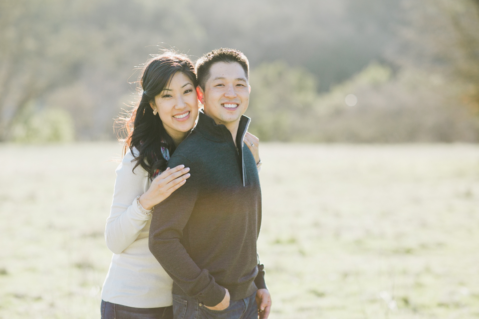 sunol regional park engagement session, post-wedding session, anniversary session, open fields, oak tree, golden light, vintage post-wedding session, cows, east bay wedding photographer, bay area wedding photographer, jasmine lee photography, flower fields