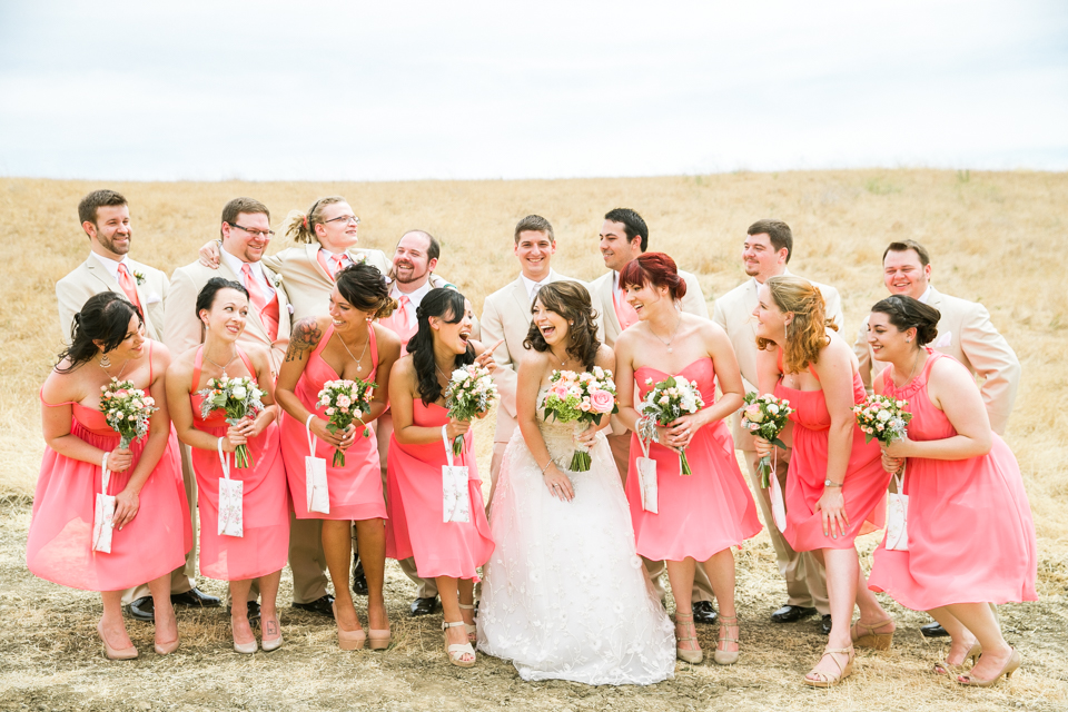 east bay wedding photographer, walnut creek wedding, golden light wedding, boundary oaks country club, open field wedding, oak tree wedding, golden light wedding, coral wedding bridal party, outdoor wedding, nature wedding, shannon morse, snubs, snubsie, shannon and keith, bay area wedding photographer, jasmine lee photography