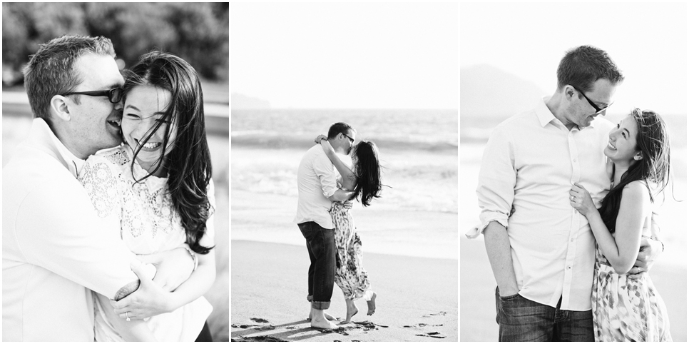 san francisco engagement session, cupid's span, cupids arrow, golden light, urban background, embarcadero, downtown, ferry building, san francisco, baker beach, black and white, jasmine lee photography