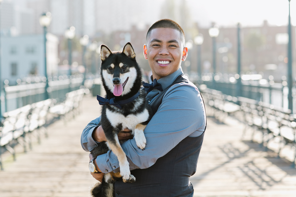 san francisco engagement photography, pier 7, urban engagement, weather balloons, shiba inu, napa couple engagement, golden light, whimsical engagement, picnic themed engagement, macaroons, macaron, creative engagement photography, bay area wedding photographer, charmed events group, jasmine lee photography