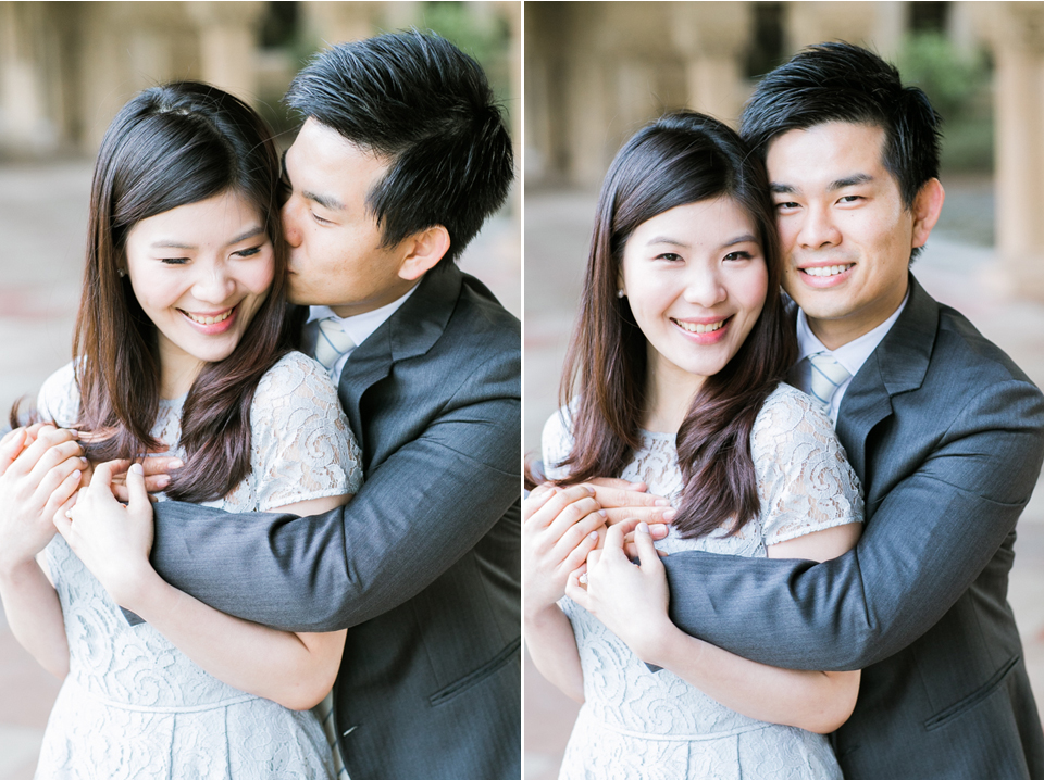 stanford engagement session, stanford post-wedding session, stanford alumni, married couple, rainy day engagement session, rain photos, backlight photos, bay area engagement session, palo alto engagement photographer, jasmine lee photography