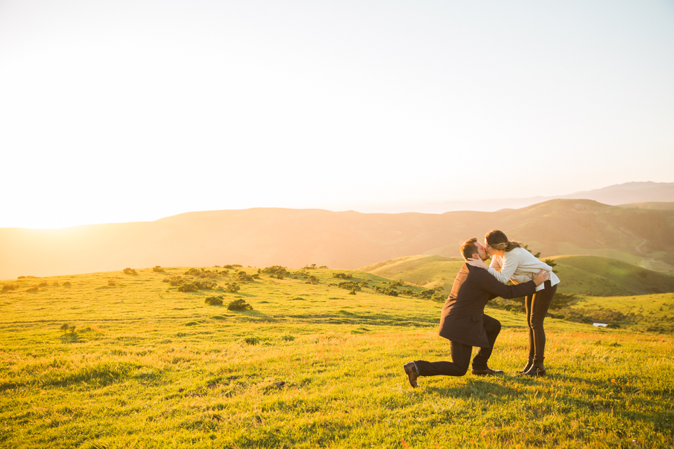 san francisco engagement session, san francisco engagement photographer, bay area wedding photographer, golden light, san francisco wedding photographer, bay area wedding photographer, rustic wedding photographer, helicopter proposal, private helicopter ride, hilltop proposal, jasmine lee photography
