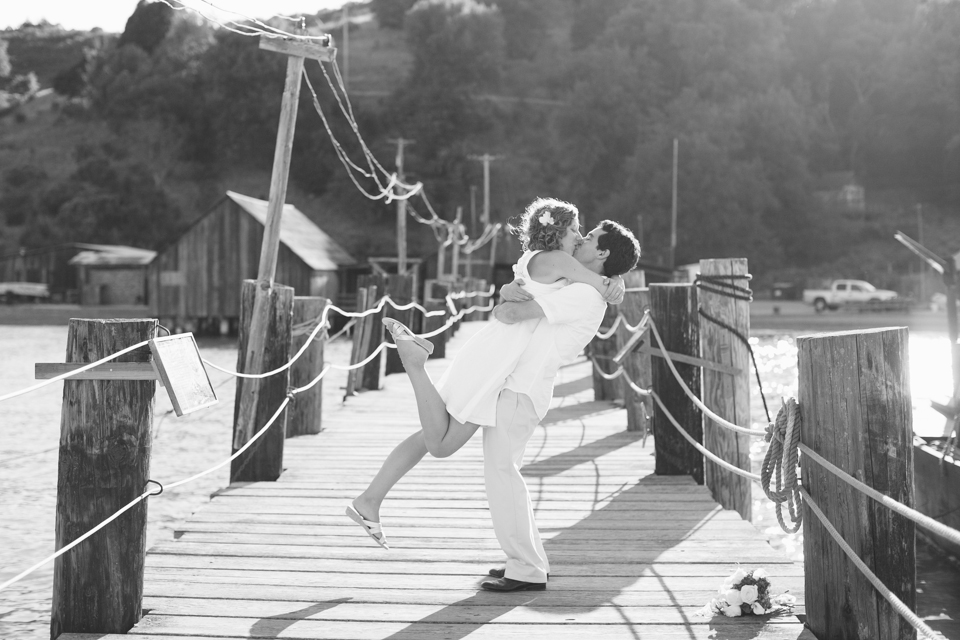 china camp state park wedding, san rafael wedding photographer, elope, elopement wedding, intimate wedding, rustic wedding, untraditional wedding, golden light portraits, rustic steam boat, vintage steam boat, lake, water, small ceremony, diy brides