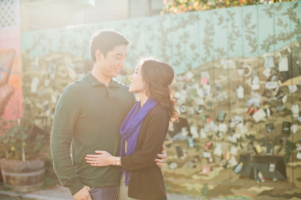 san francisco engagement session, san francisco engagement photographer, bay area wedding photographer, golden light, california wedding photography, jasmine lee photography, ice cream engagement, Humphry Slocombe Ice Cream, mission district engagement, potrero hill engagement, balloons