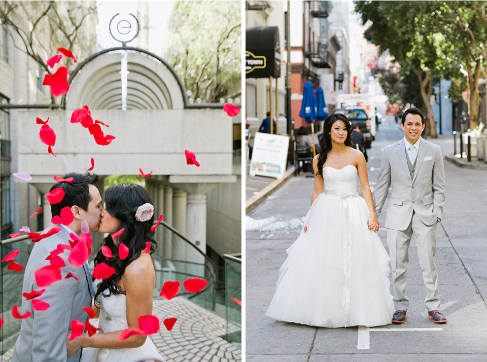 bentley reserve wedding, embarcadero wedding, san francisco wedding photographer, low light wedding photography, goofy couple, financial district wedding, urban wedding, gingerleaf florals, especially yours wedding chair covers, indoor wedding photography, bay area wedding photographer, jasmine lee photography, le meridian hotel