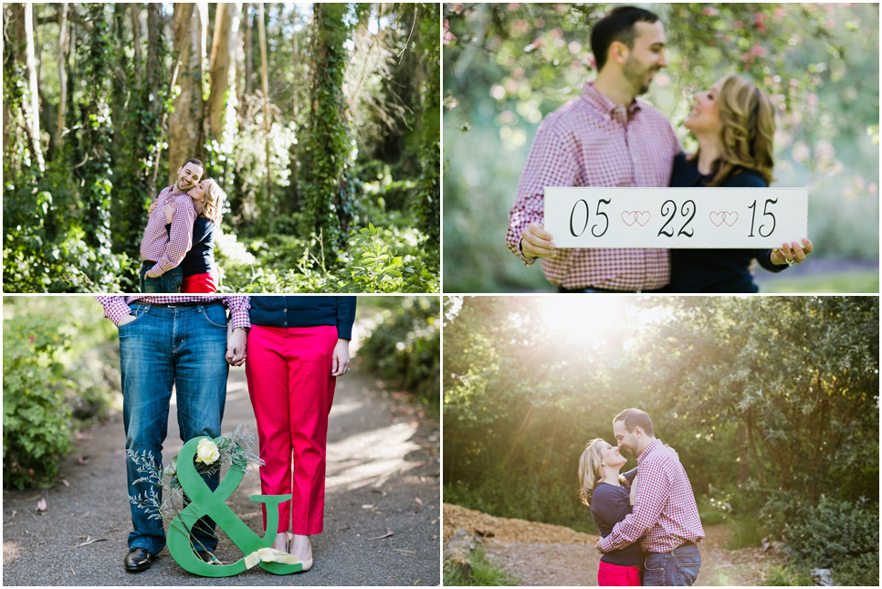 golden gate park engagement session, spring time engagement, flowers, forest engagement, ampersand heart sign, golden light, san francisco engagement, bay area engagement photographer, jasmine lee photography