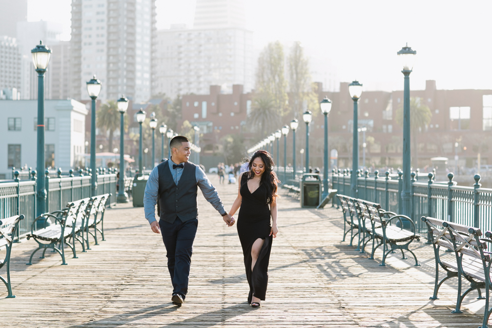 san francisco engagement photography, pier 7, urban engagement, weather balloons, shiba inu, napa couple engagement, golden light, whimsical engagement, picnic themed engagement, macaroons, macaron, creative engagement photography, bay area wedding photographer, charmed events group, jasmine lee photography