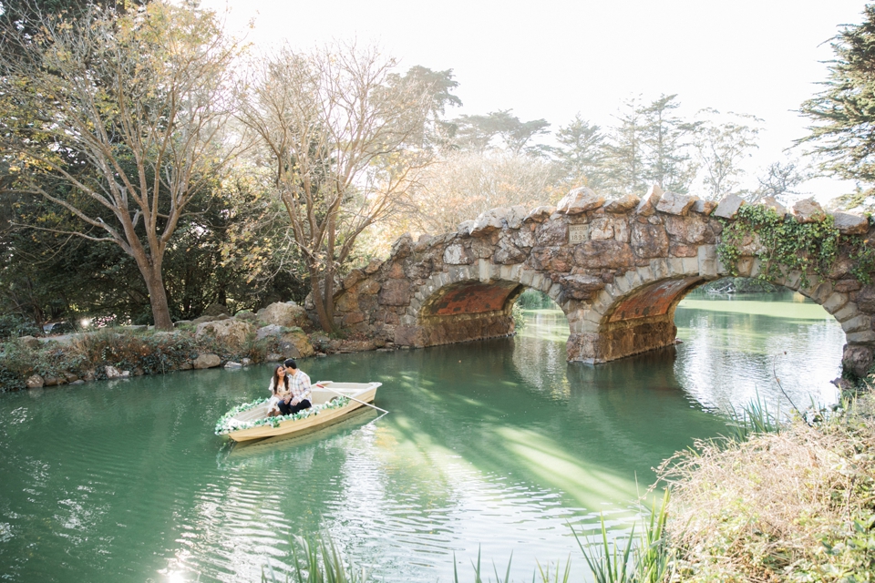 stow lake boat house, row boat session, love on a boat, golden gate park, pier 7 engagement session, san francisco engagement session, san francisco engagement photographer, bay area wedding photographer, golden light, california wedding photography, engagement session, destination wedding photographer, jasmine lee photography 